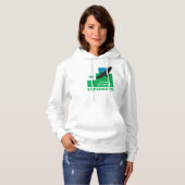 Esperanto / "Tute libera, kiel birdo aera" Hoodie (Voorkant volledig)