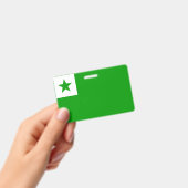 Esperanto-vlag Badge (Handheld)