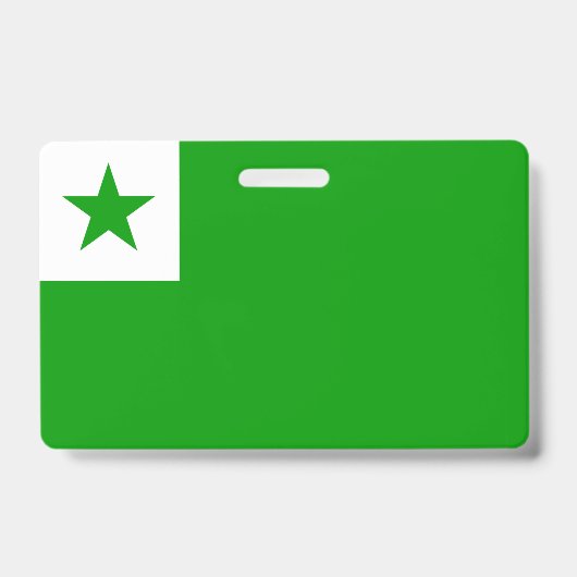 Esperanto-vlag Badge (Voorzijde)