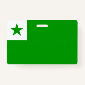 Esperanto-vlag Badge (Achterkant)