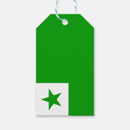 Esperanto-vlag Cadeaulabel