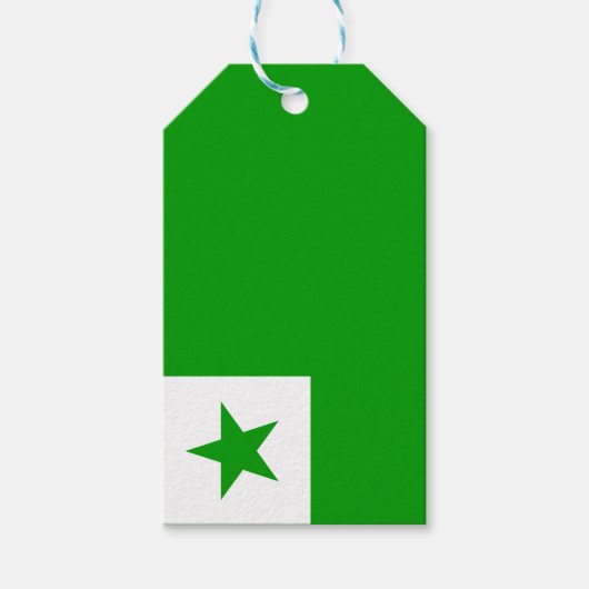 Esperanto-vlag Cadeaulabel (Voorkant)