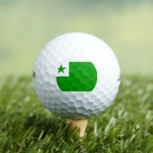 Esperanto-vlag Golfballen (Insitu Shirt)