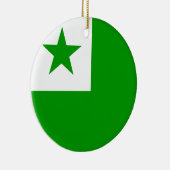 Esperanto-vlag Keramisch Ornament (Rechts)