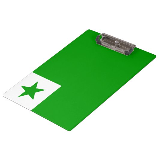 Esperanto-vlag Klembord (Gekanteld)