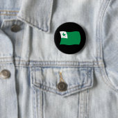 Esperanto Vlag Knop Ronde Button 5,7 Cm (In situ)