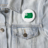 Esperanto Vlag Knop Ronde Button 5,7 Cm (In situ)