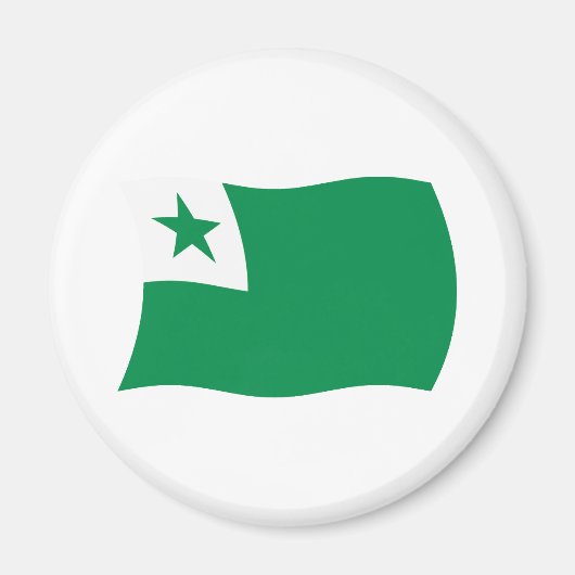 Esperanto Vlag Magneet (Voorkant)