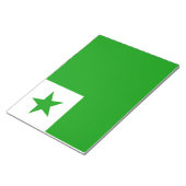 Esperanto-vlag Notitieblok (Schuin)