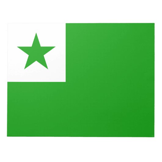 Esperanto-vlag Notitieblok (Voorkant)