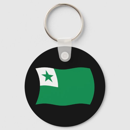 Esperanto Vlag Sleutelhanger (Voorkant)