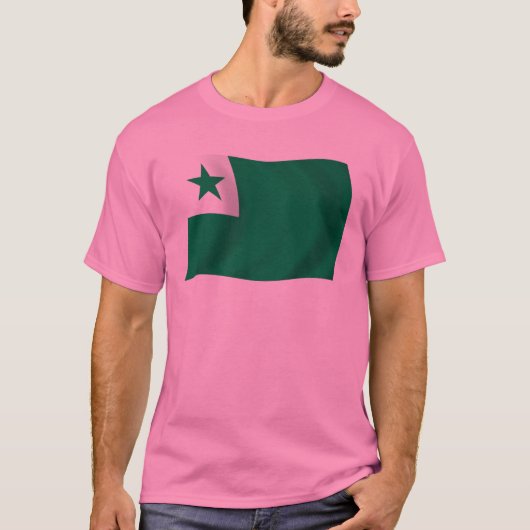 Esperanto Vlag T-shirt (Voorkant)