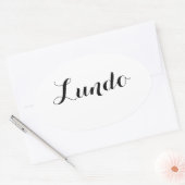 Esperanto Weekdays Stickers - Lundo (maandag) (Envelop)
