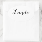 Esperanto Weekdays Stickers - Lundo (maandag) (Tas)