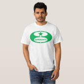 Esperantosymbool, T-shirt (Voorkant volledig)