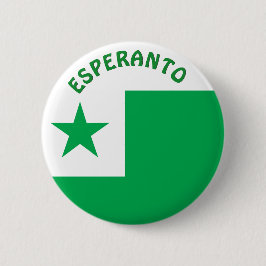 Esperantovlag, Ronde Button 5,7 Cm