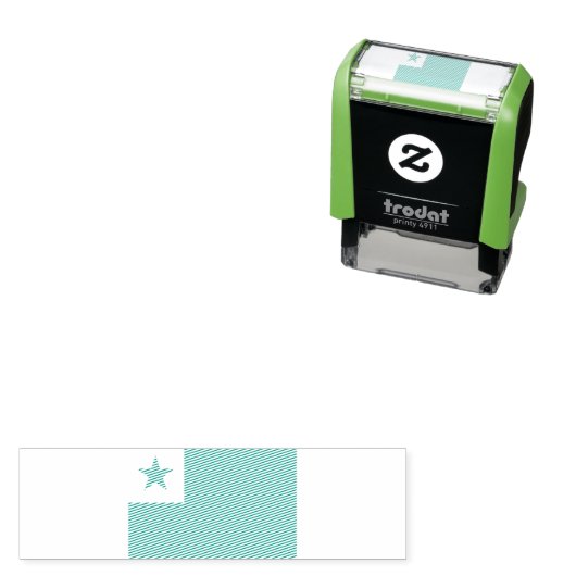 Esperantovlag, Zelfinktende Stempel (In situ)