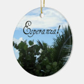 Esperanza - Hoop Keramisch Ornament (Links)