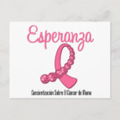 Esperanza Liston Rosa - Cancer de Mama Briefkaart (Voorkant)