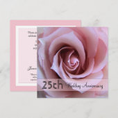 Esperanza Roos 25-jarig jubileum uitnodiging (Voorkant / Achterkant)