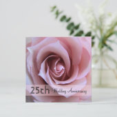 Esperanza Roos 25e Jubileum Uitnodiging (Staand voorkant)