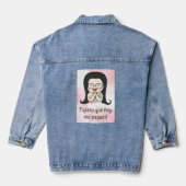 espero que hoy me pagues denim jacket (Achterkant)