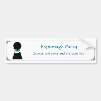 Espionage Party Sticker