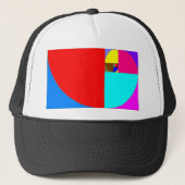 espiral fibonacci trucker pet (Voorkant)