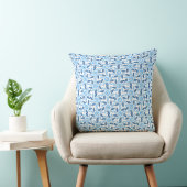 Espiral Floral Azul Kussen (Stoel)
