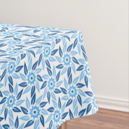 Espiral Floral Azul Tafelkleed