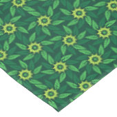 Espiral Floral Verde Tafelkleed (Gekanteld)