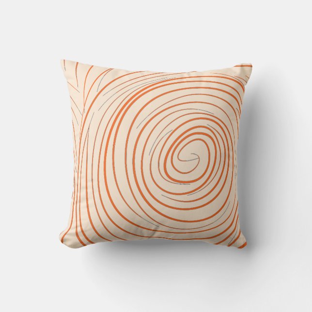 Espiral Naranja Kussen (Voorkant)