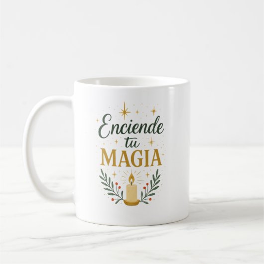 ✨ “Espíritu Navideño” – Diseño Caligráfico Festivo Koffiemok (Links)