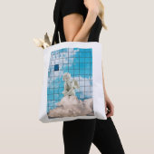 Espiritual Azul Simbólico Céu Design Inspirador Tote Bag (Dichtbij)