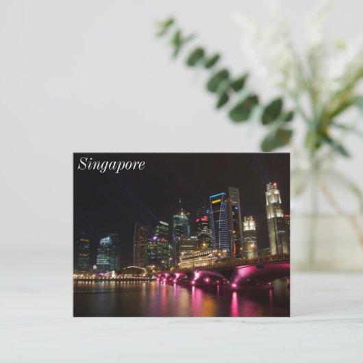 Esplanade Bridge Singapore Briefkaart (Staand voorkant)