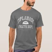 Esplanade T-shirt (witte letters) (Voorkant)