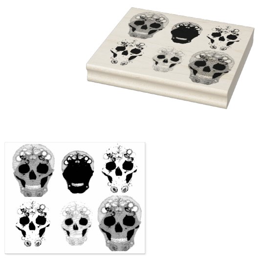 Esplosione di Teschi Rubberstempel (Gestempeld)