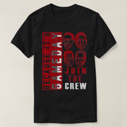 ESPN College GameDay treedt toe tot de bemanning C T-shirt (Design voorkant)