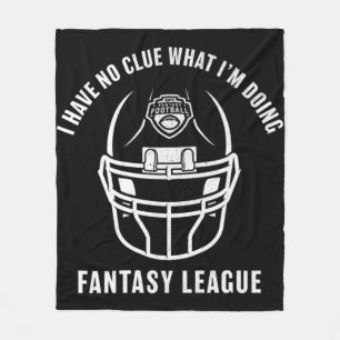 ESPN Fantasy Football dat ik geen idee heb wat ik  Fleece Deken