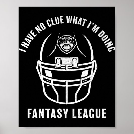ESPN Fantasy Football dat ik geen idee heb wat ik  Poster (Voorkant)