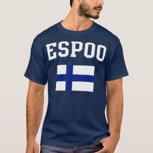 Espoo Finland - Vlag Erfgoed T-shirt
