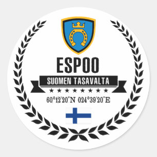 Espoo Ronde Sticker