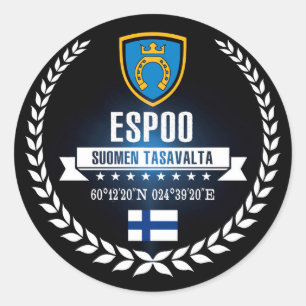 Espoo Ronde Sticker