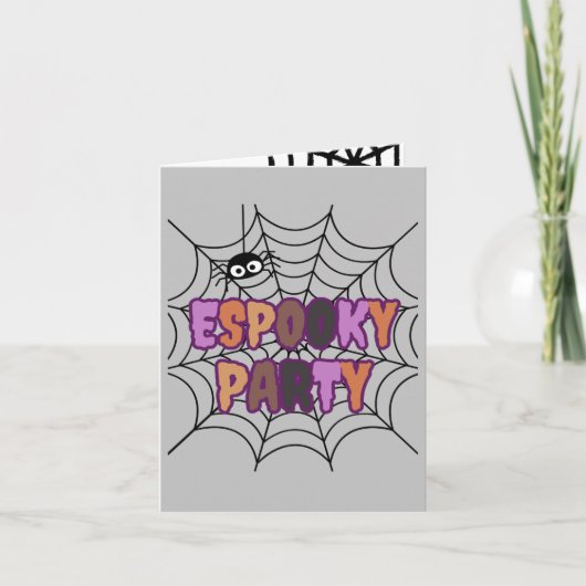 Espooky Feest Plezierige Spinnende Griezels (Voorkant)