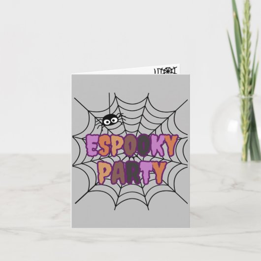 Espooky Party Fun Spooky Spider (Voorkant)