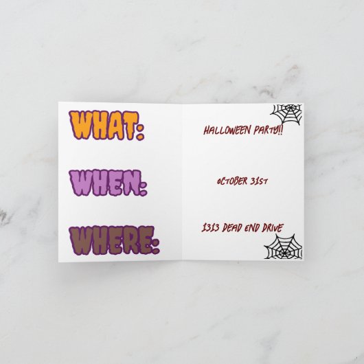 Espooky Party Fun Spooky Spider (Binnen)