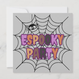 Espooky Party Fun Spooky Spider Kaart