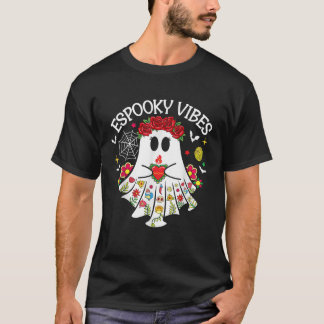 Espooky Vibes Mexicaanse Dag van de Dode Spooky Ma T-shirt