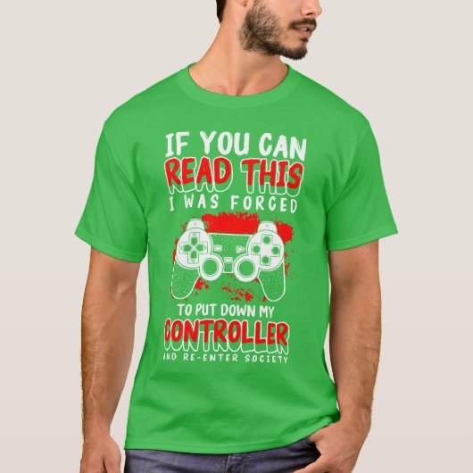 ESport-pc-computerspel games vintage T-shirt (Voorkant)