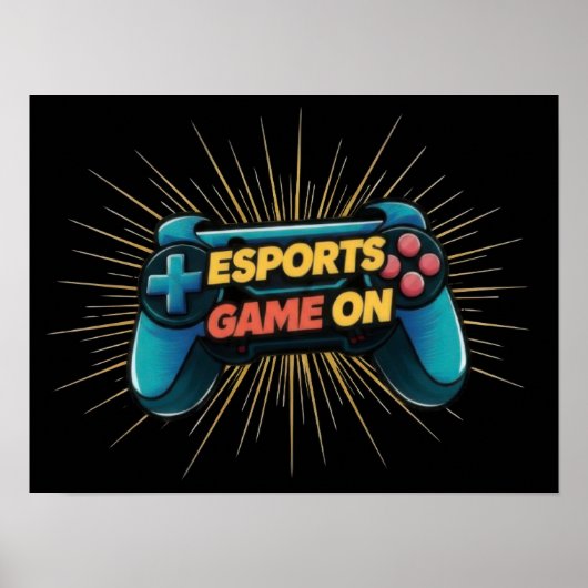 Esports Game Sport Poster (Voorkant)
